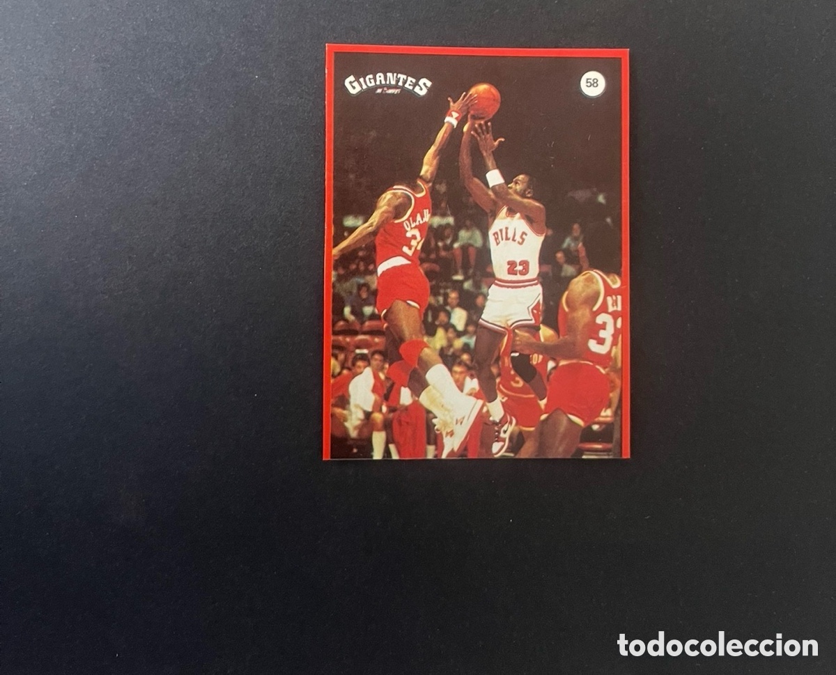 Coleccionismo deportivo: 1987 MICHAEL JORDAN N&ordm; 58 GIGANTES NBA SIN PEGAR