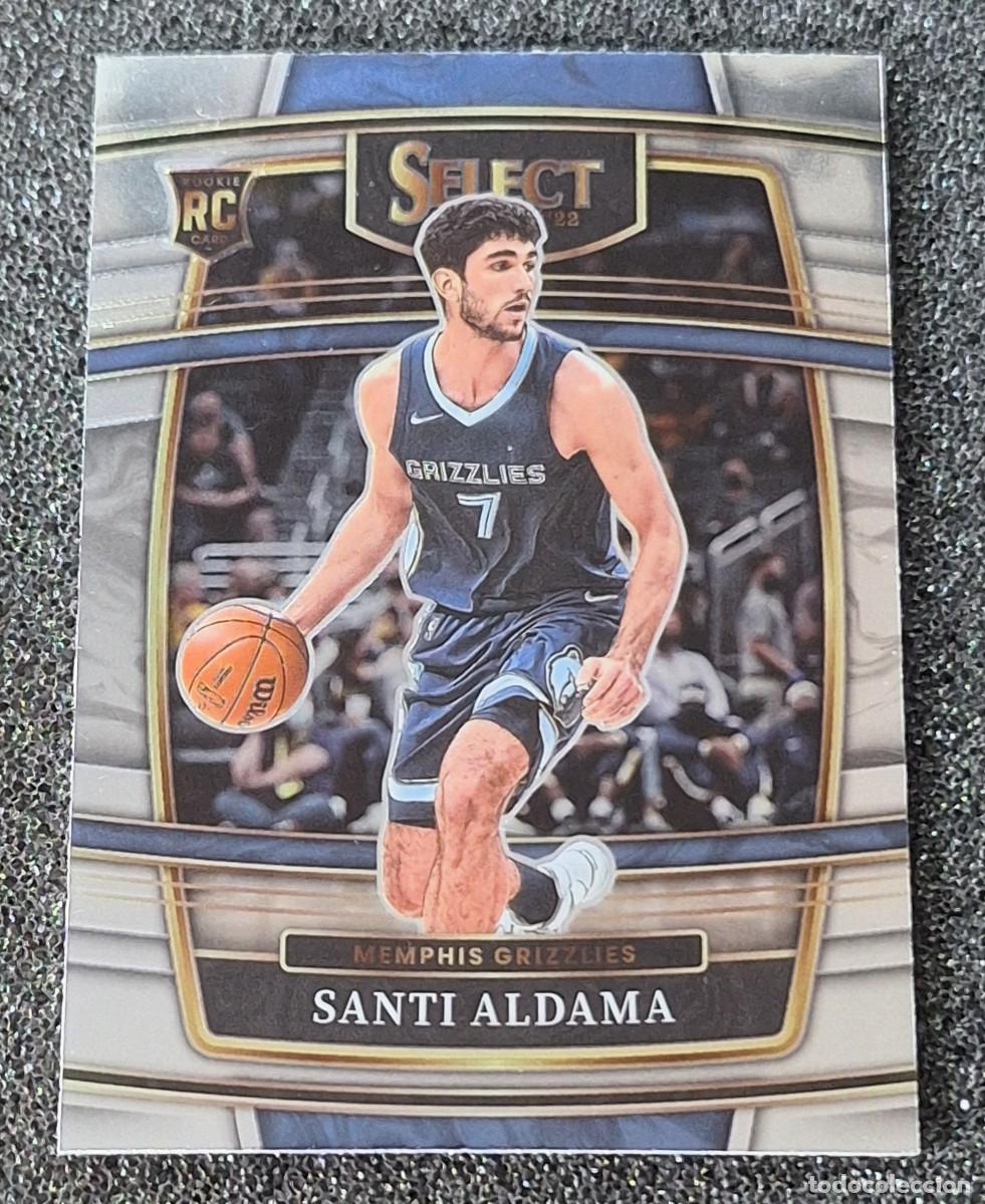 Coleccionismo deportivo: Santi Aldama Memphis Grizzlies Panini Select Basketball 2021-22 Rookie RC