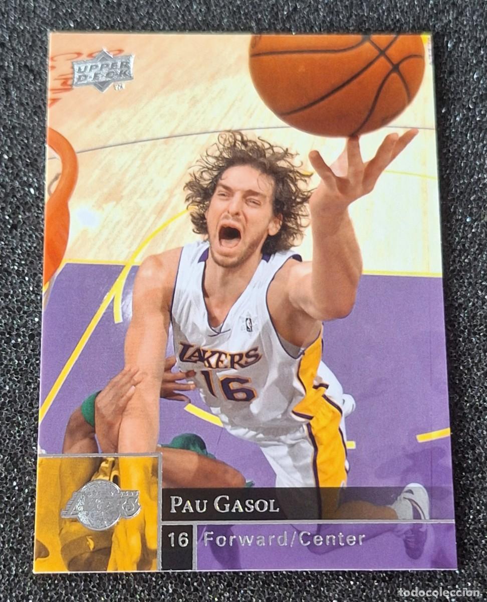 Coleccionismo deportivo: Pau Gasol Los Angeles Lakers Upper Deck Basketball 2009-10 #80