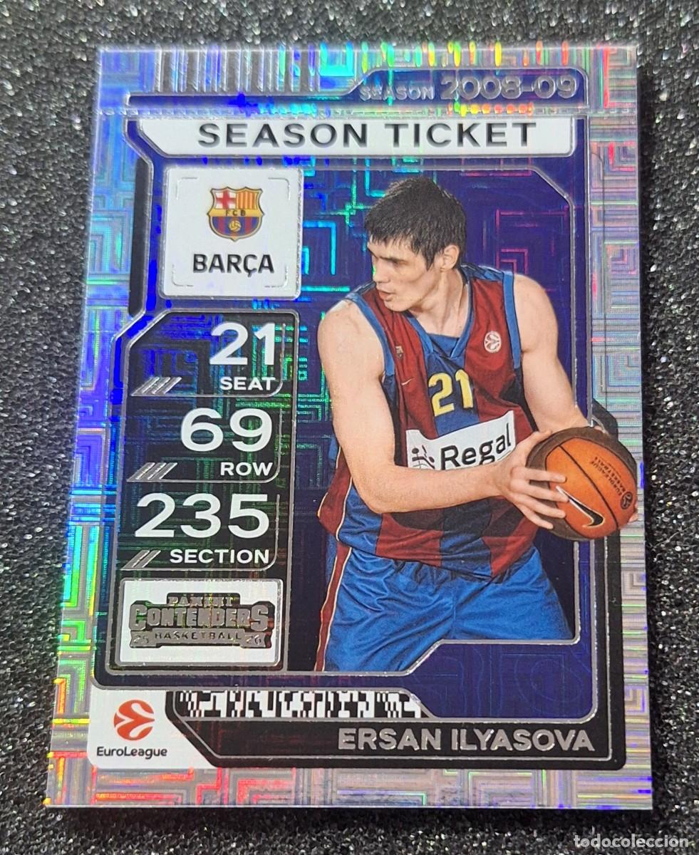 Coleccionismo deportivo: Ersan Ilyasova Barcelona Panini Contenders Euroleague Basketball