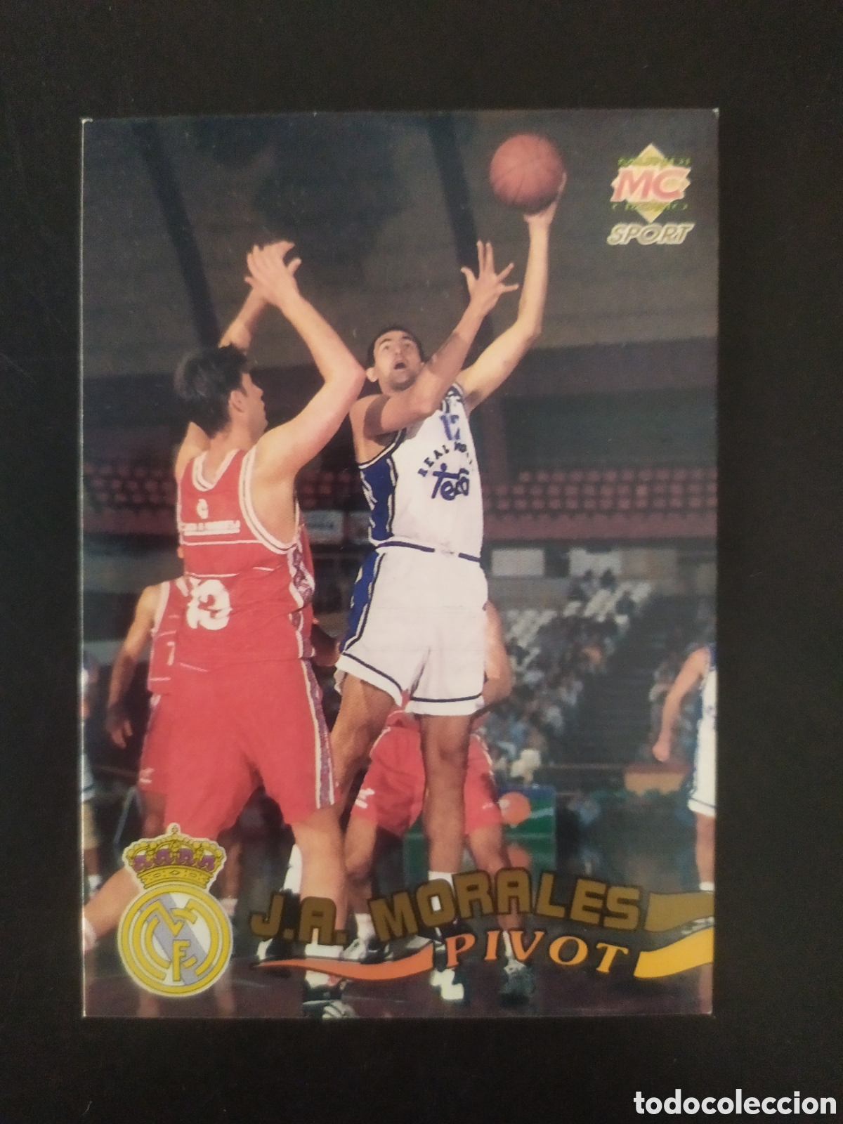 Coleccionismo deportivo: Mundicromo baloncesto Liga ACB 96 Morales n&deg; 33 Real Madrid