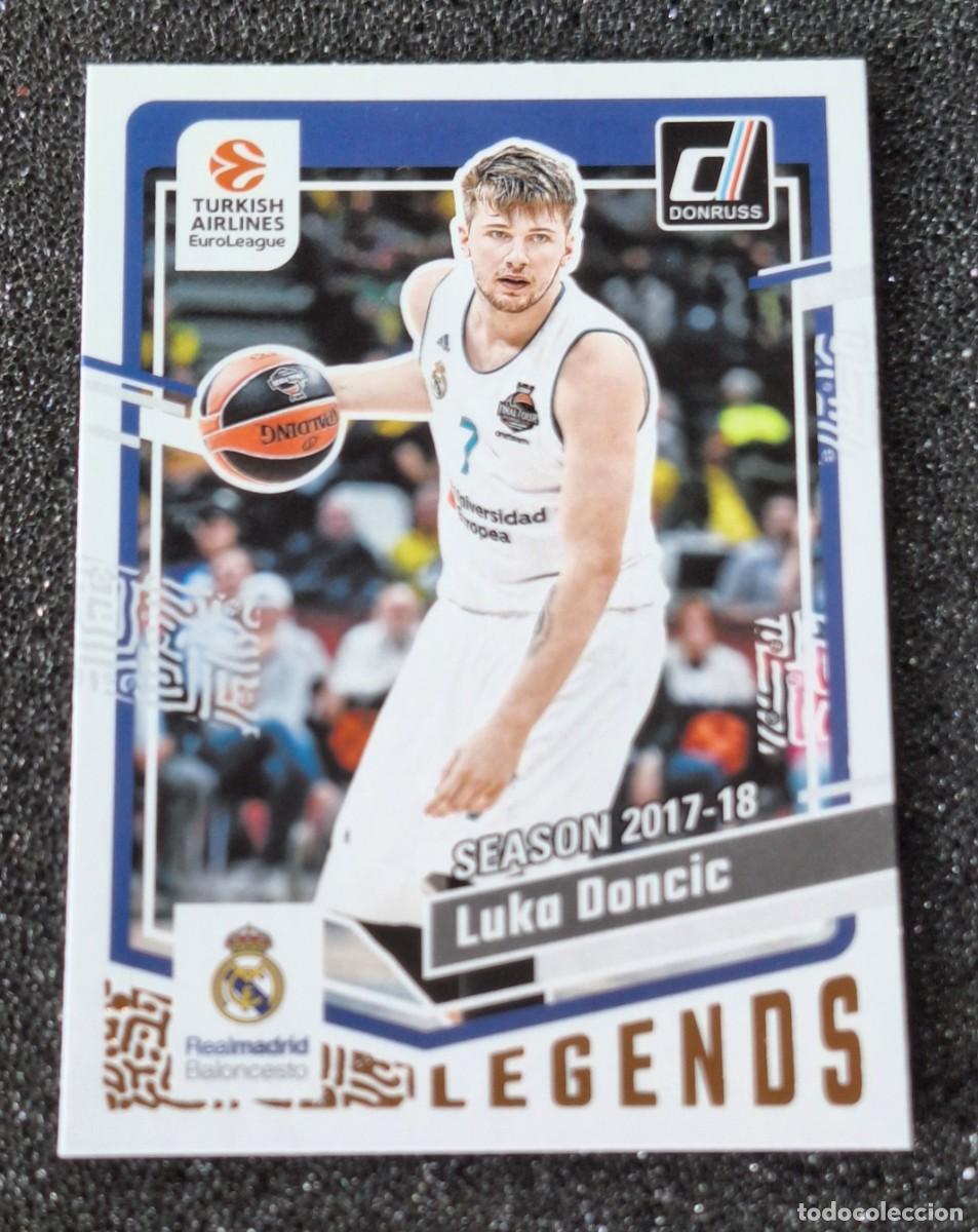 Coleccionismo deportivo: Luka Doncic Real Madrid Panini Donruss Basketball Euroliga Legends