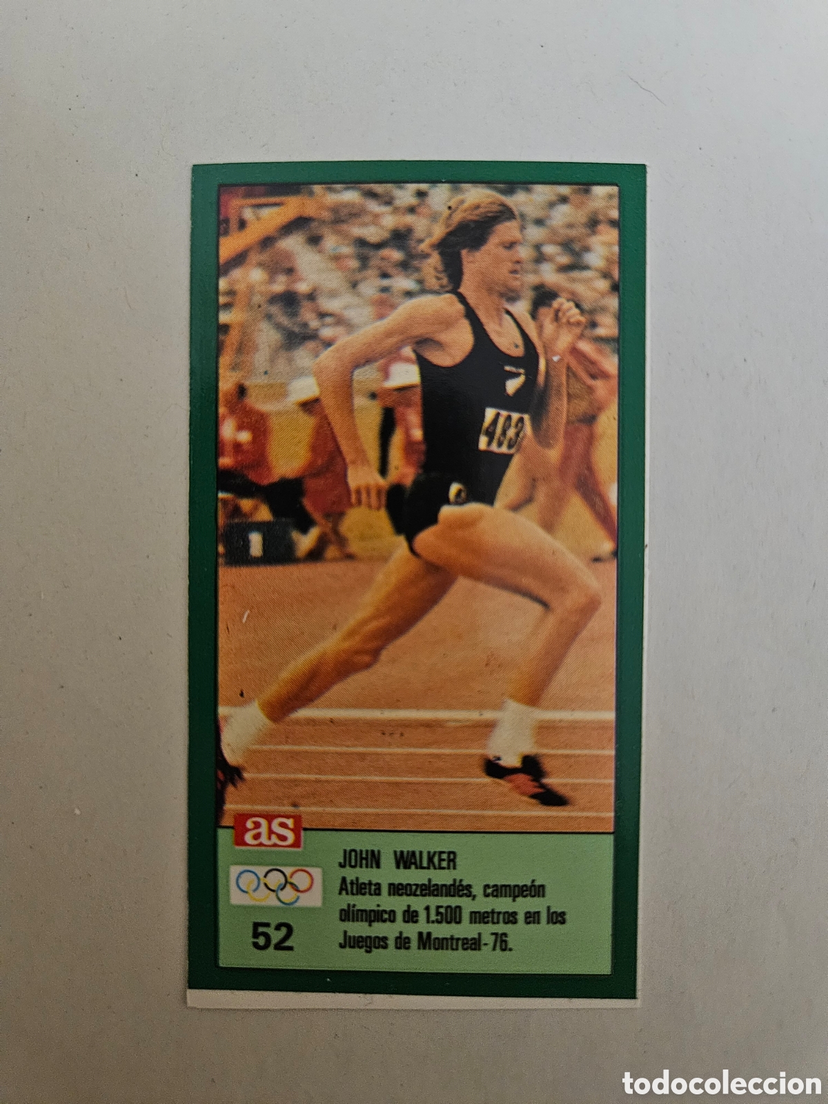 Coleccionismo deportivo: 52 JOHN WALKER ATLETISMO AS ASES OLIMPICOS SEUL 1988 CROMO 88 - SIN PEGAR