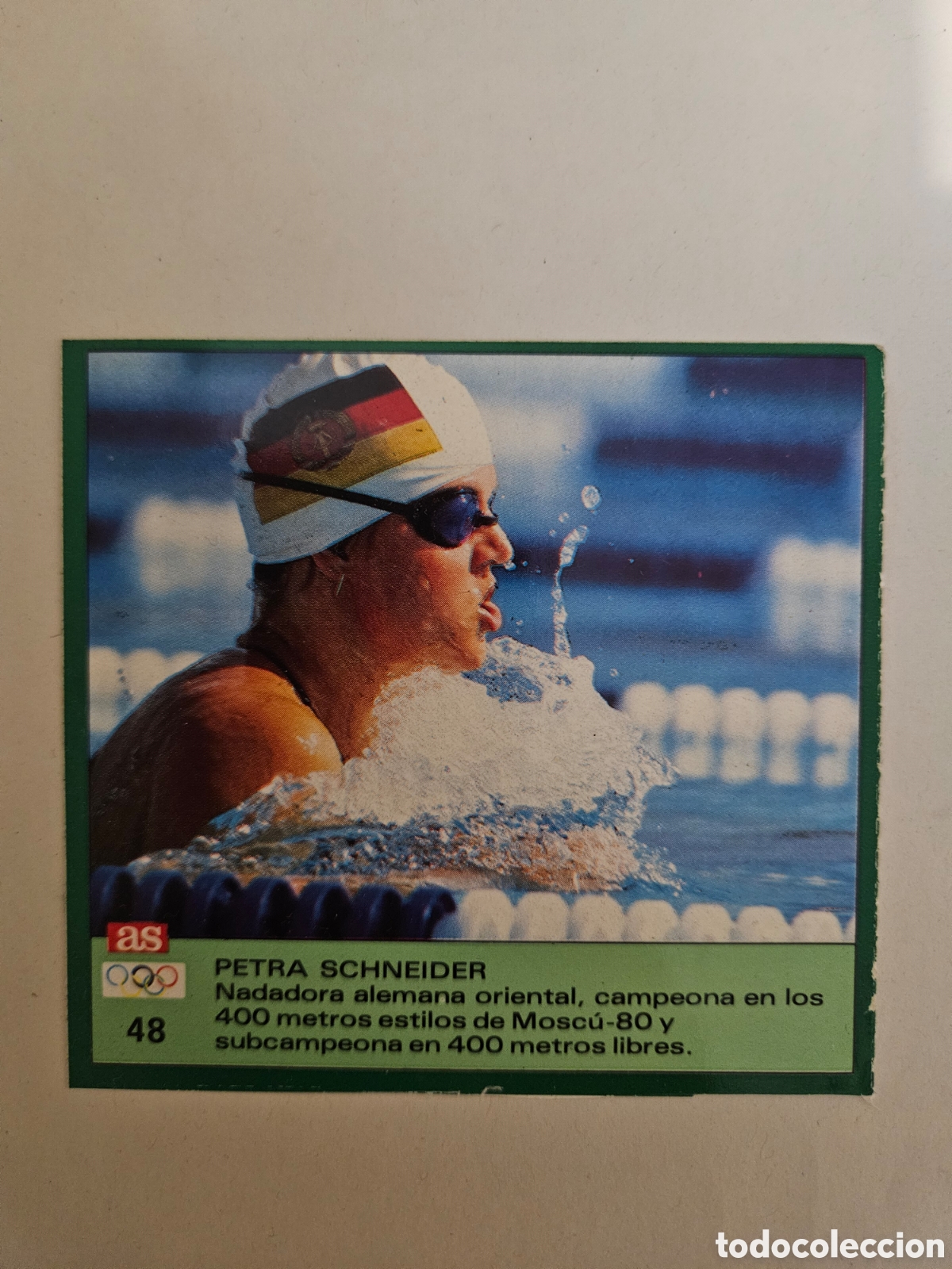 Coleccionismo deportivo: 48 PETRA SCHNEIDER AS ASES OLIMPICOS SEUL 1988 CROMO 88 - SIN PEGAR