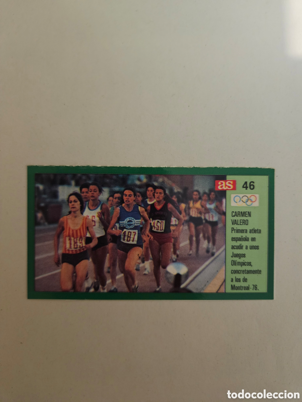 Coleccionismo deportivo: 46 CARMEN VALERO ATLETISMO AS ASES OLIMPICOS SEUL 1988 CROMO 88 - SIN PEGAR