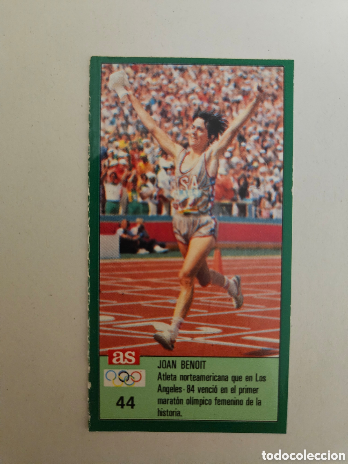 Coleccionismo deportivo: 44 JOAN BENOIT ATLETISMO AS ASES OLIMPICOS SEUL 1988 CROMO 88 - SIN PEGAR