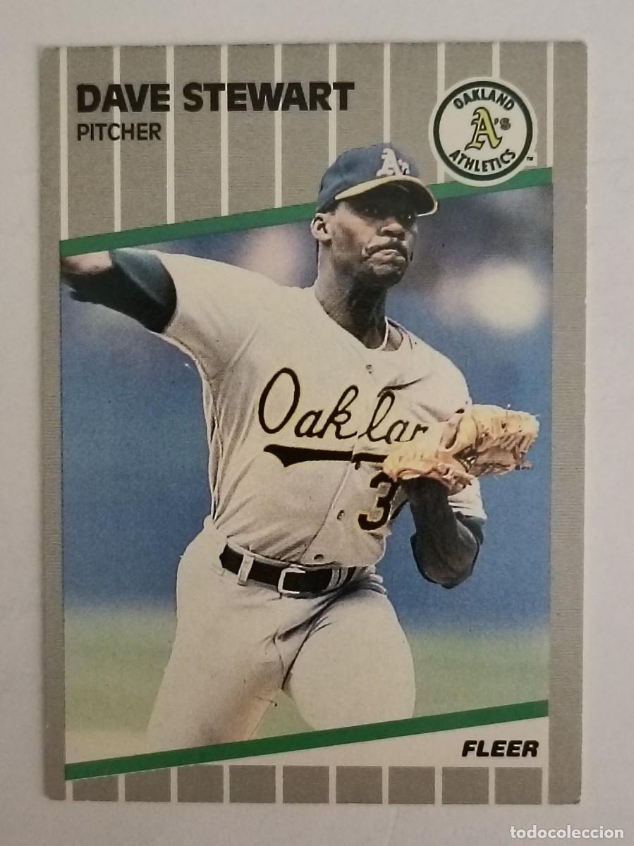 Coleccionismo deportivo: #23 DAVE STEWART (OAKLAND ATHLETICS) BEISBOL MLB 89 FLEER