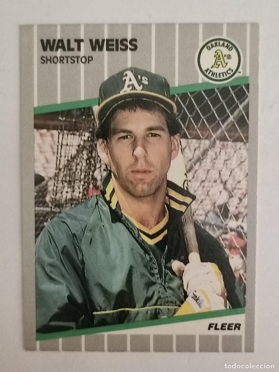 Coleccionismo deportivo: #24 WALT WEISS (OAKLAND ATHLETICS) BEISBOL MLB 89 FLEER