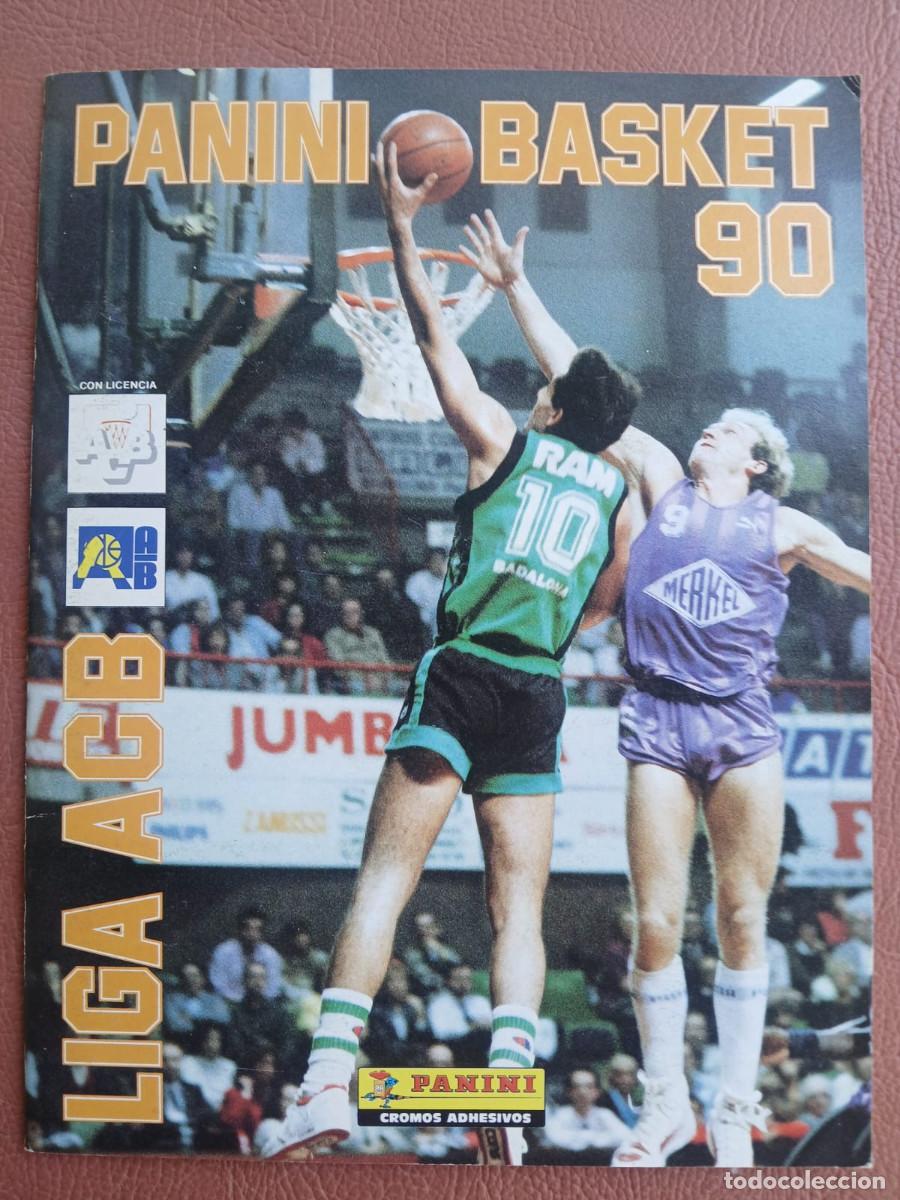 Coleccionismo deportivo: Colecci&oacute;n completa PANINI BASKET 90 LIGA ACB.