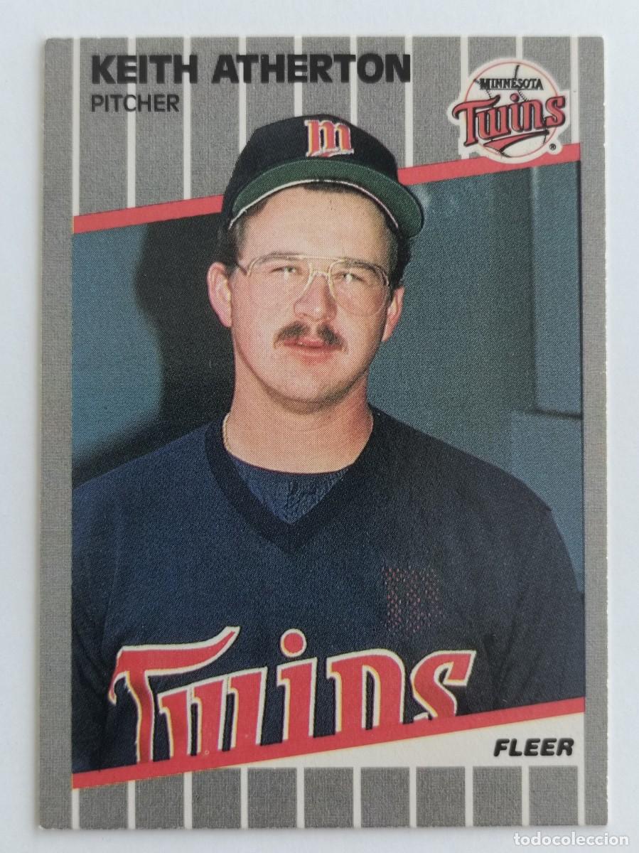 Coleccionismo deportivo: #103 KEITH ATHERTON (MINNESOTA TWINS) BEISBOL MLB 89 FLEER