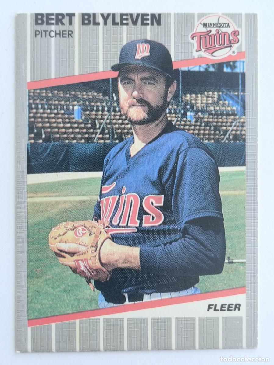Coleccionismo deportivo: #105 BERT BLYLEVEN (MINNESOTA TWINS) BEISBOL MLB 89 FLEER