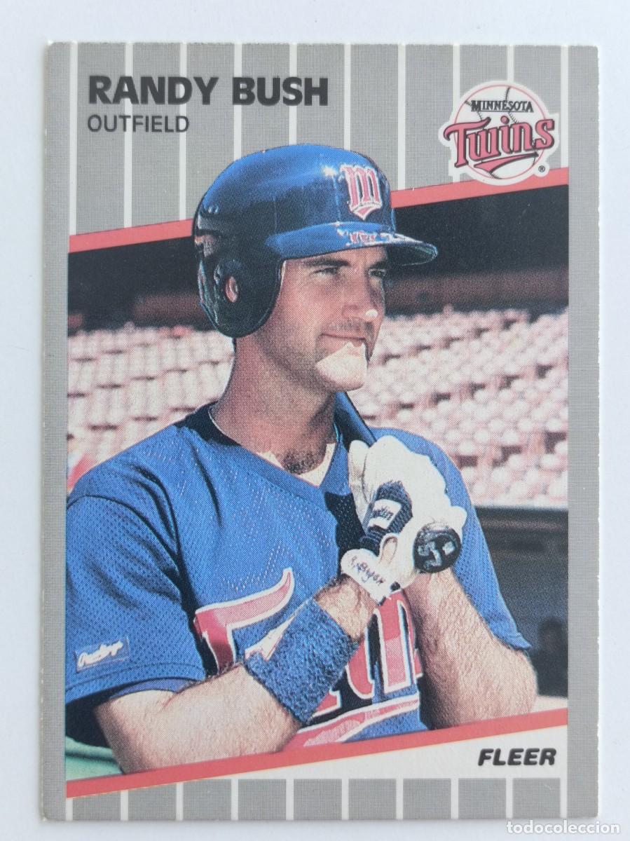 Coleccionismo deportivo: #107 RANDY BUSH (MINNESOTA TWINS) BEISBOL MLB 89 FLEER
