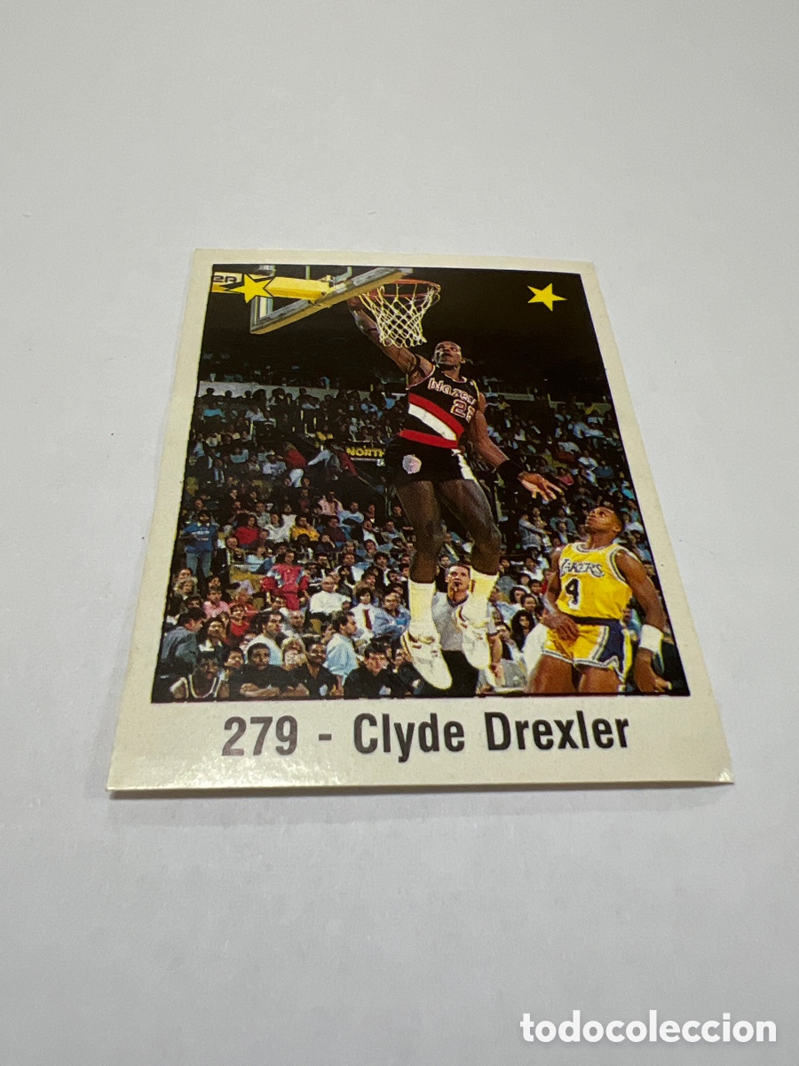 Sammelleidenschaft Sport: 1989 CLYDE DREXLER N&ordm; 279 PANINI NBA
