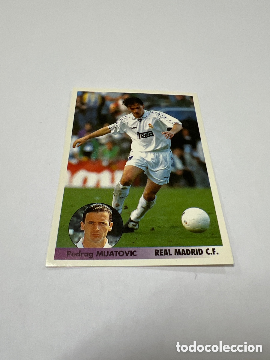 Coleccionismo deportivo: 1997 MIJATOVIC REAL MADRID N&ordm; 234 PANINI LOS MEJORES EQUIPOS DE EUROPA