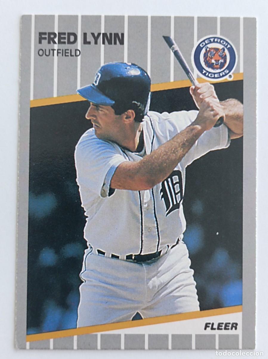 Coleccionismo deportivo: #138 FRED LYNN (DETROIT TIGERS) BEISBOL MLB 89 FLEER