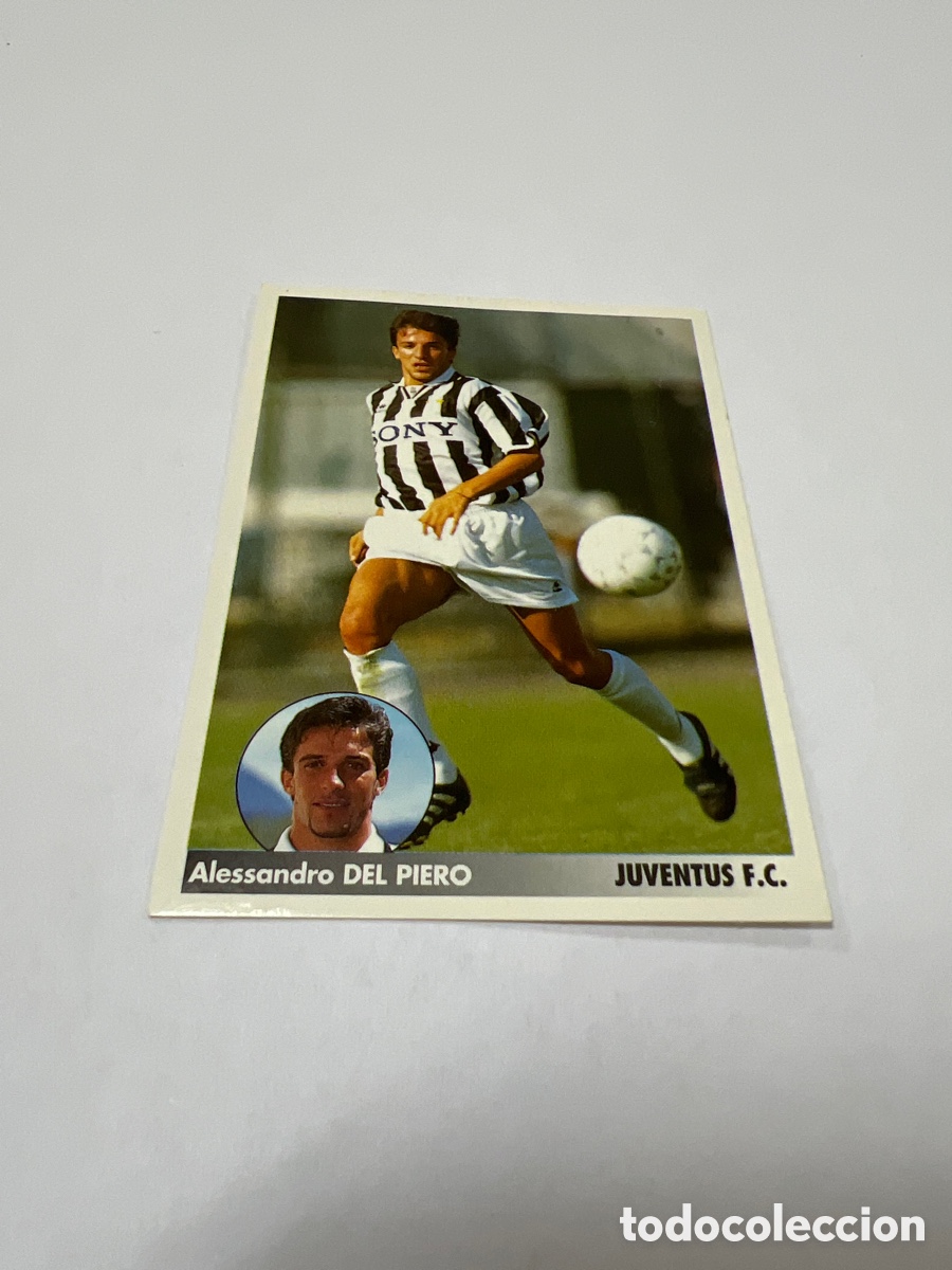 Coleccionismo deportivo: 1996 DEL PIERO JUVENTUS N&ordm; 140 PANINI LOS MEJORES EQUIPOS DE EUROPA