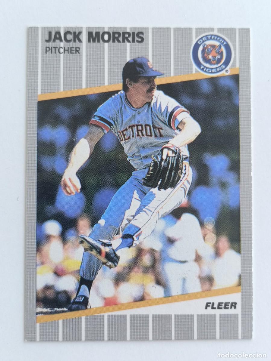 Coleccionismo deportivo: #139 JACK MORRIS (DETROIT TIGERS) BEISBOL MLB 89 FLEER