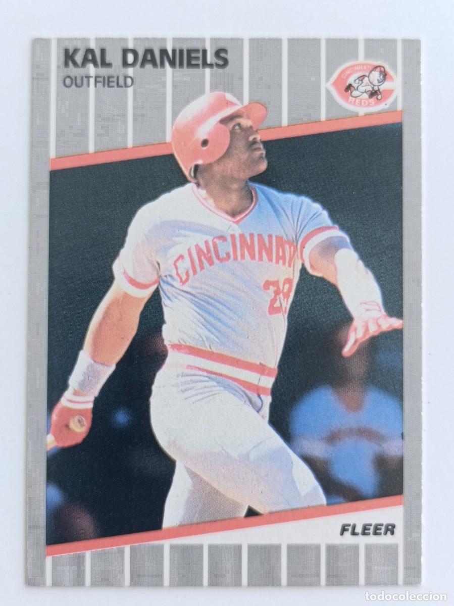 Coleccionismo deportivo: #157 KAL DANIELS (CINCINNATI REDS) BEISBOL MLB 89 FLEER