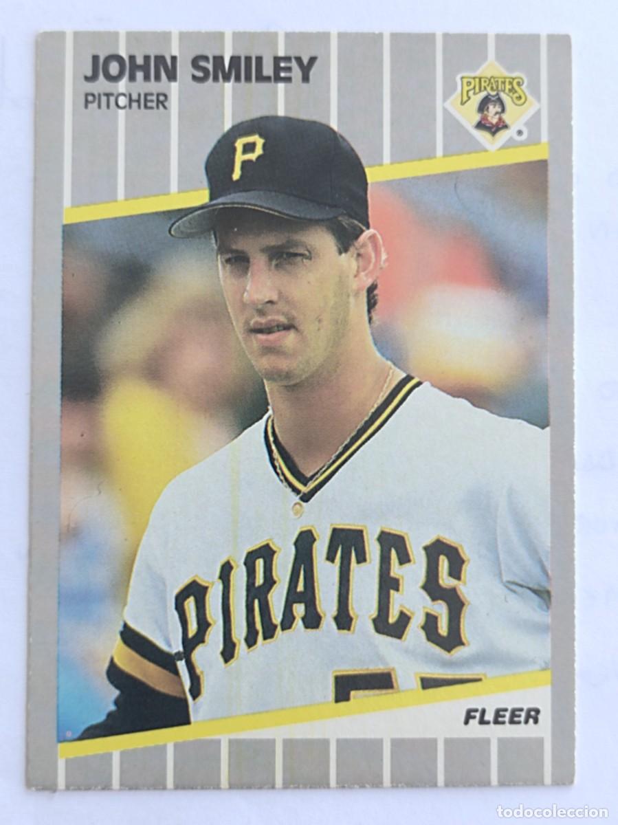 Coleccionismo deportivo: #221 JOHN SMILEY (PITTSBURGH PIRATES) BEISBOL MLB 89 FLEER