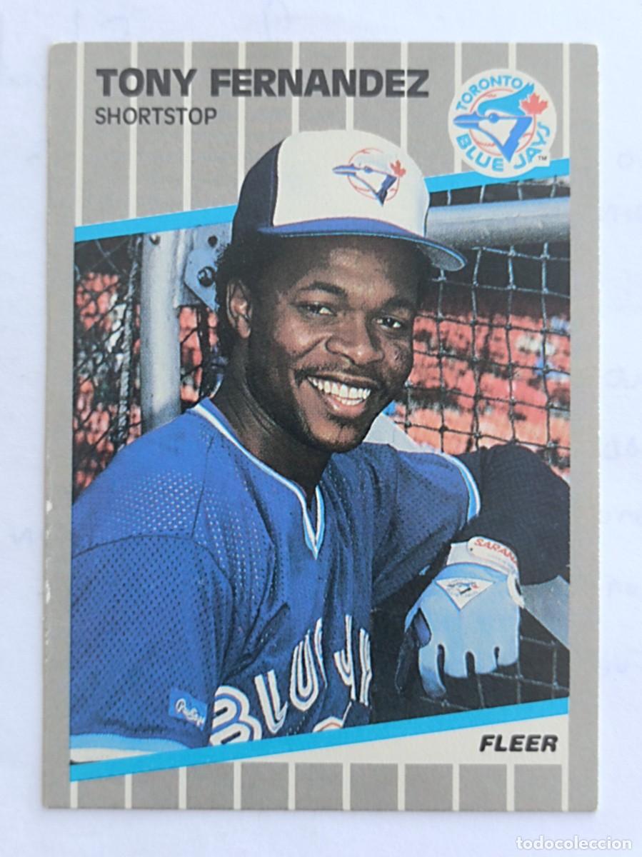 Coleccionismo deportivo: #231 TONY FERNANDEZ (TORONTO BLUE JAYS) BEISBOL MLB 89 FLEER