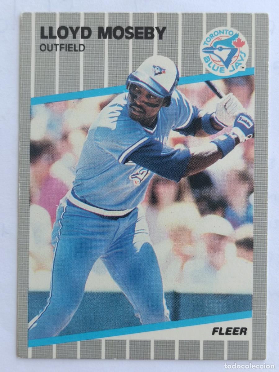 Coleccionismo deportivo: #241 LLOYD MOSEBY (TORONTO BLUE JAYS) BEISBOL MLB 89 FLEER