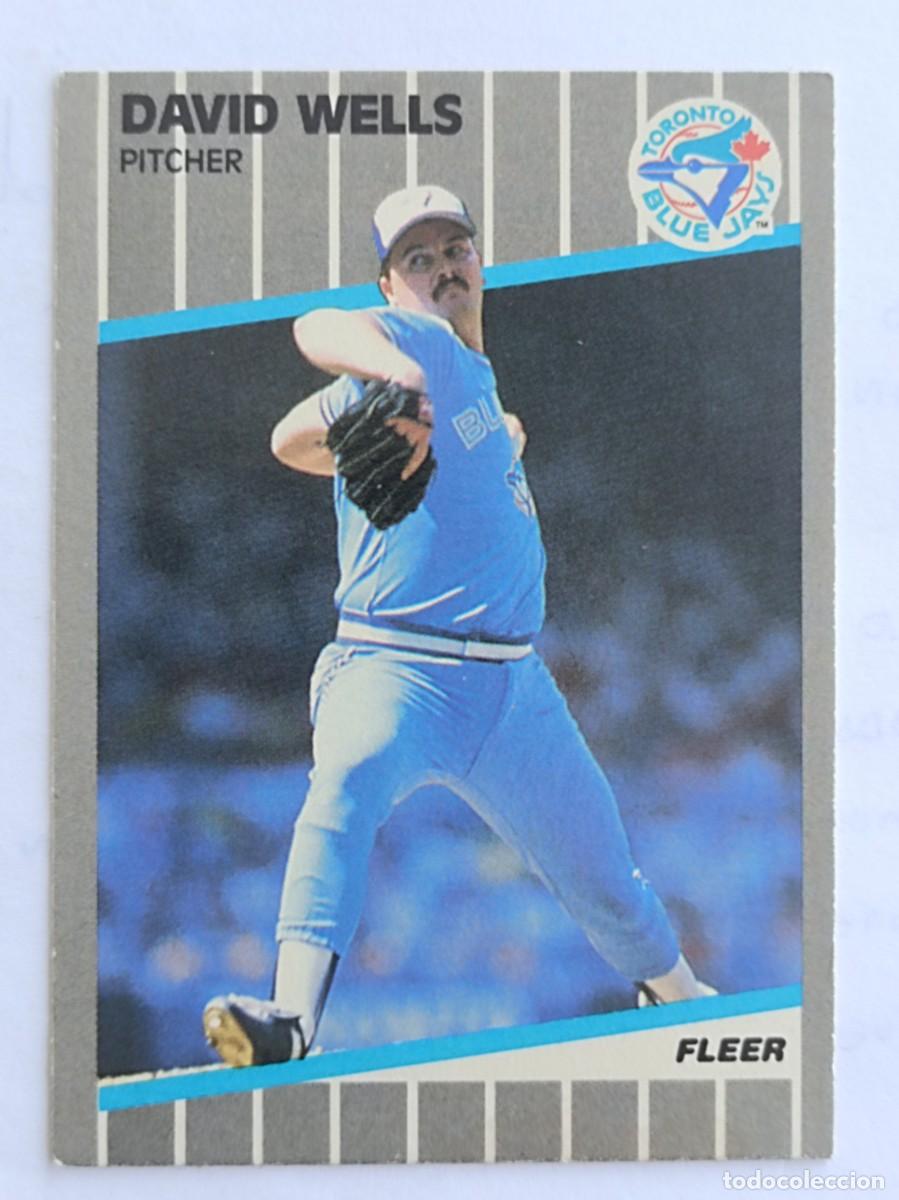 Coleccionismo deportivo: #247 DAVID WELLS (TORONTO BLUE JAYS) BEISBOL MLB 89 FLEER