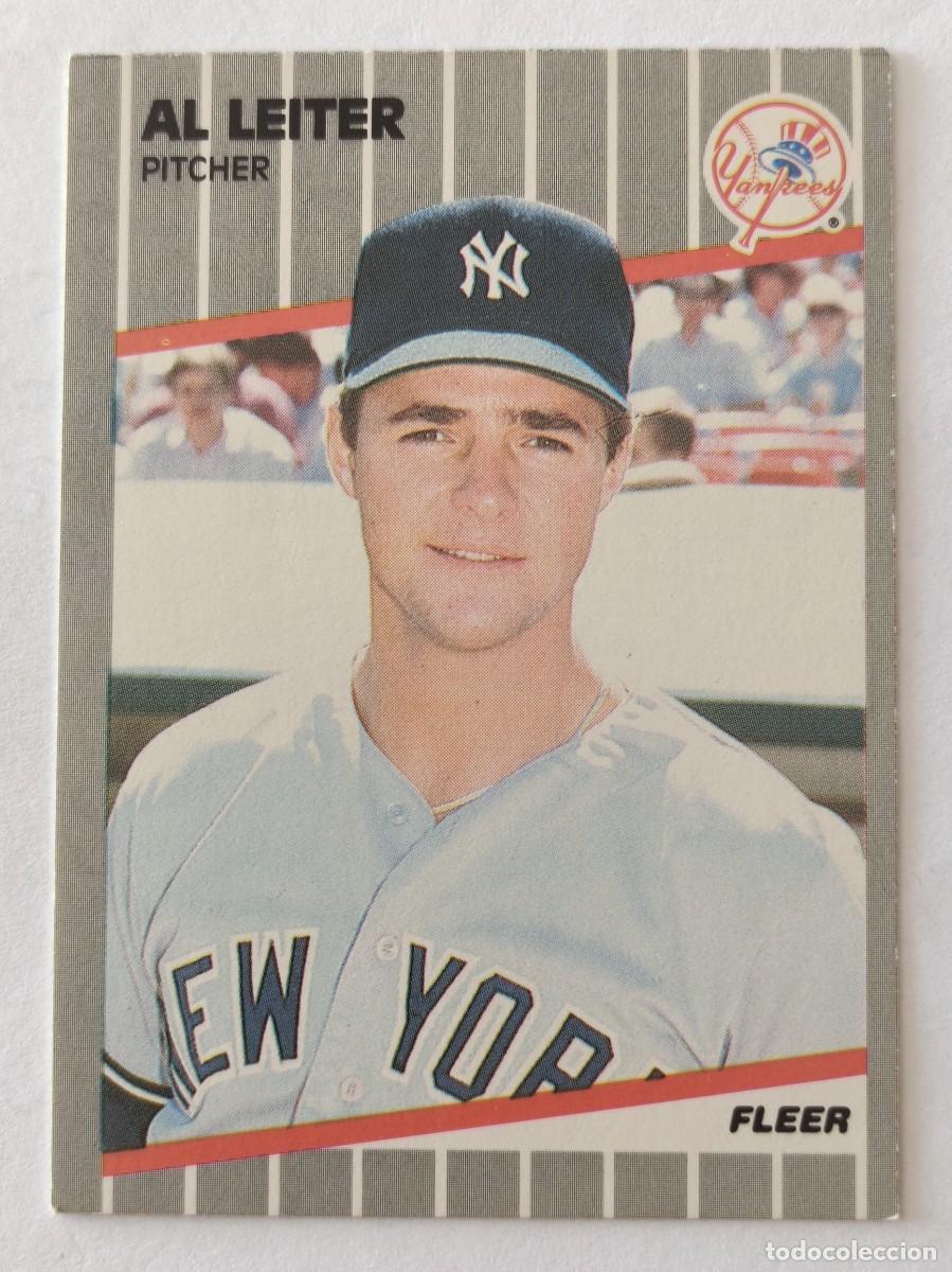 Coleccionismo deportivo: #257 AL LEITER (NEW YORK YANKEES) BEISBOL MLB 89 FLEER