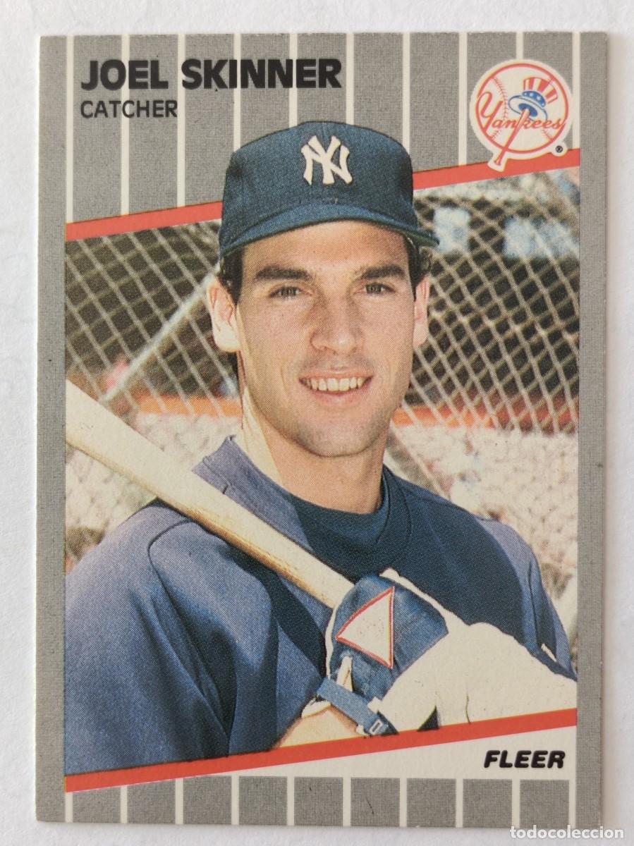 Coleccionismo deportivo: #270 JOEL SKINNER (NEW YORK YANKEES) BEISBOL MLB 89 FLEER