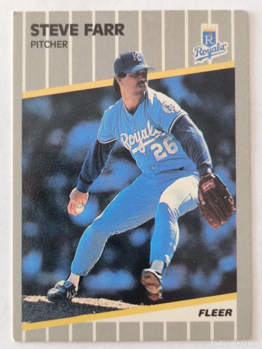 Coleccionismo deportivo: #281 STEVE FARR (KANSAS CITY ROYALS) BEISBOL MLB 89 FLEER