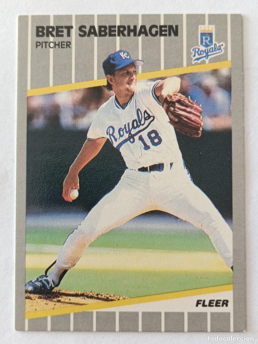Coleccionismo deportivo: #291 BRET SABERHAGEN (KANSAS CITY ROYALS) BEISBOL MLB 89 FLEER