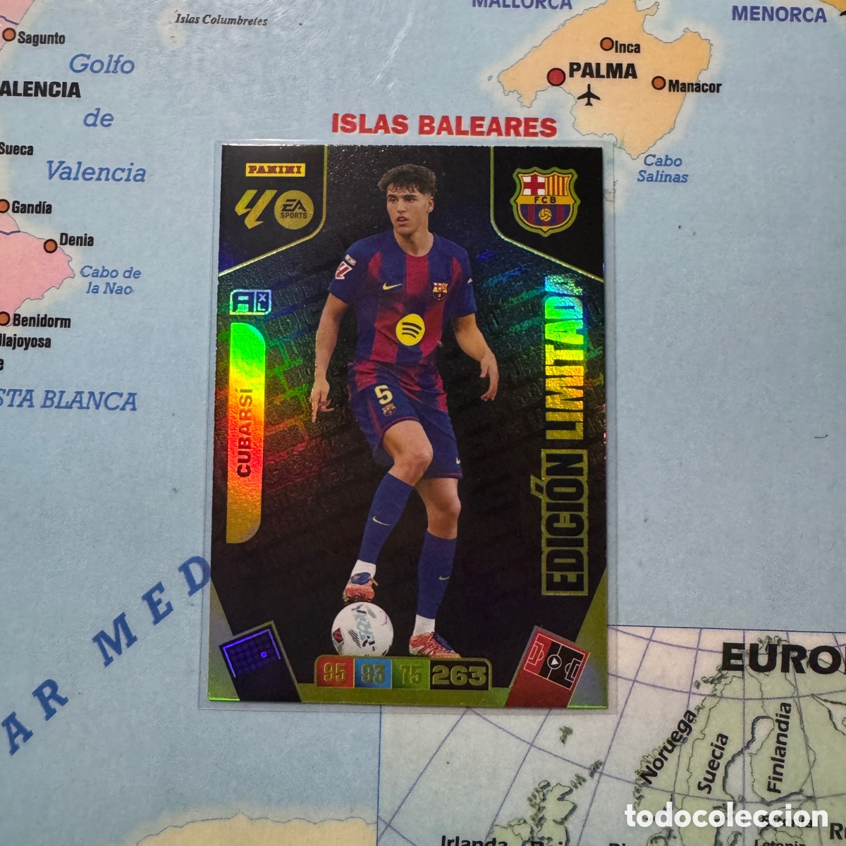Coleccionismo deportivo: Cubarsi Edici&oacute;n Limitada Barcelona cromo adrenalyn XL 25-26 2025-2026