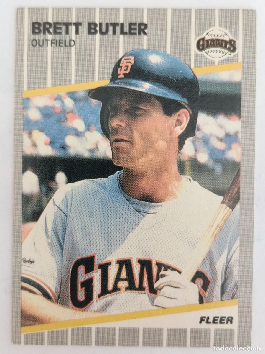 Coleccionismo deportivo: #324 BRETT BUTLER (SAN FRANCISCO GIANTS) BEISBOL MLB 89 FLEER