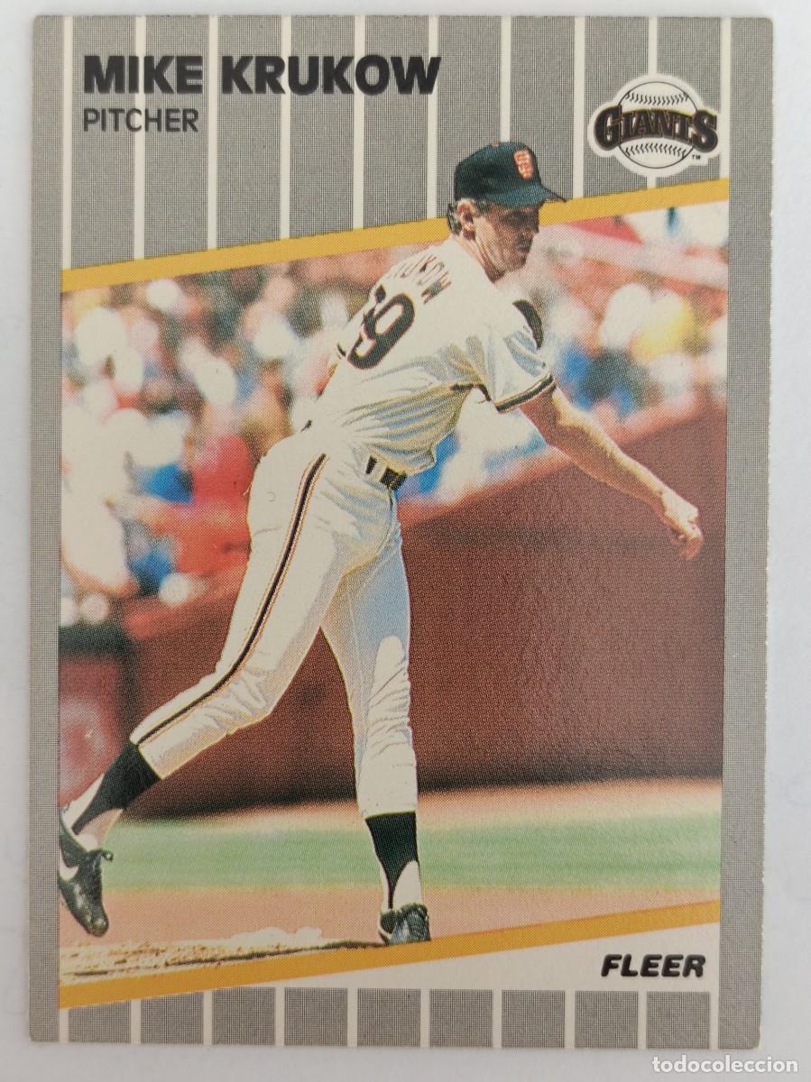 Coleccionismo deportivo: #331 MIKE KRUKOW (SAN FRANCISCO GIANTS) BEISBOL MLB 89 FLEER