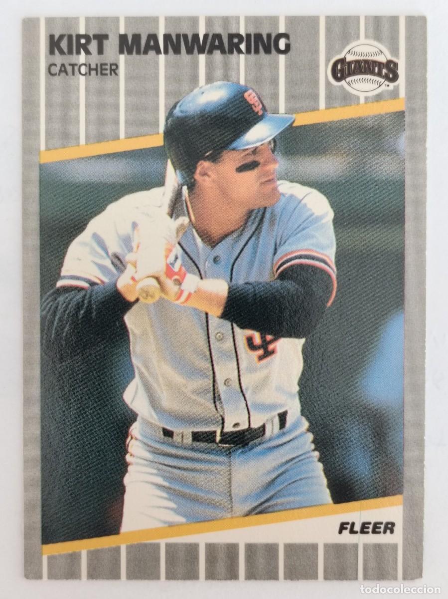 Coleccionismo deportivo: #334 KIRT MANWARING (SAN FRANCISCO GIANTS) BEISBOL MLB 89 FLEER