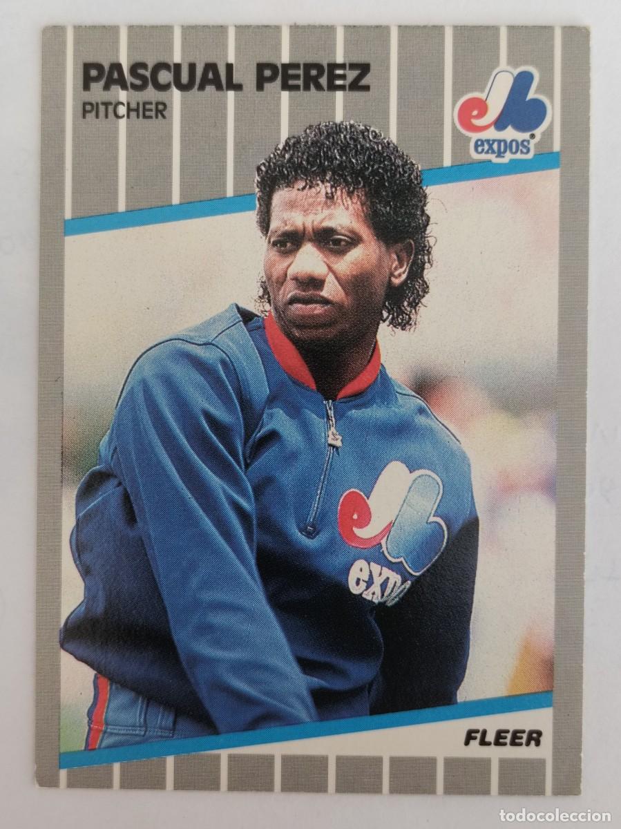 Coleccionismo deportivo: #390 PASCUAL PEREZ (MONTREAL EXPOS) BEISBOL MLB 89 FLEER