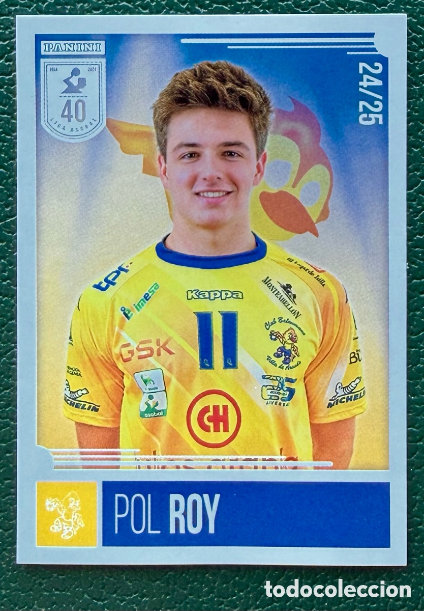 Coleccionismo deportivo: 309 POL ROY TUBOS ARANDA VILLA DE ARANDA ALBUM PANINI LIGA PLENITUDE ASOBAL 2024 2025 24 25