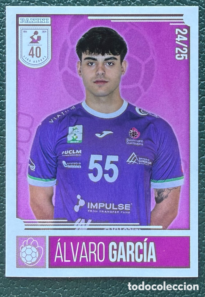 Coleccionismo deportivo: 301 ALVARO GARCIA IMPULSE BM GUADALAJARA PANINI LIGA PLENITUDE ASOBAL 2024 2025 24 25