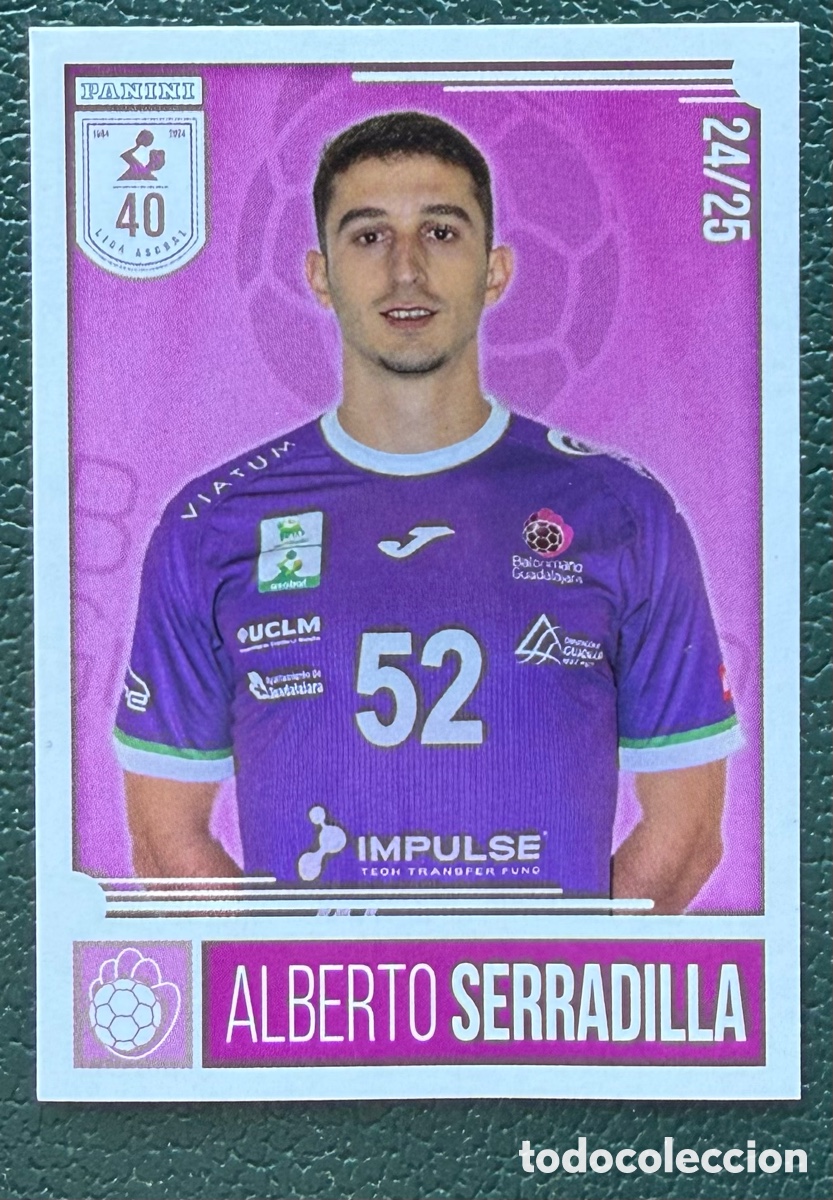 Coleccionismo deportivo: 300 ALBERTO SERRADILLA IMPULSE BM GUADALAJARA PANINI LIGA PLENITUDE ASOBAL 2024 2025 24 25