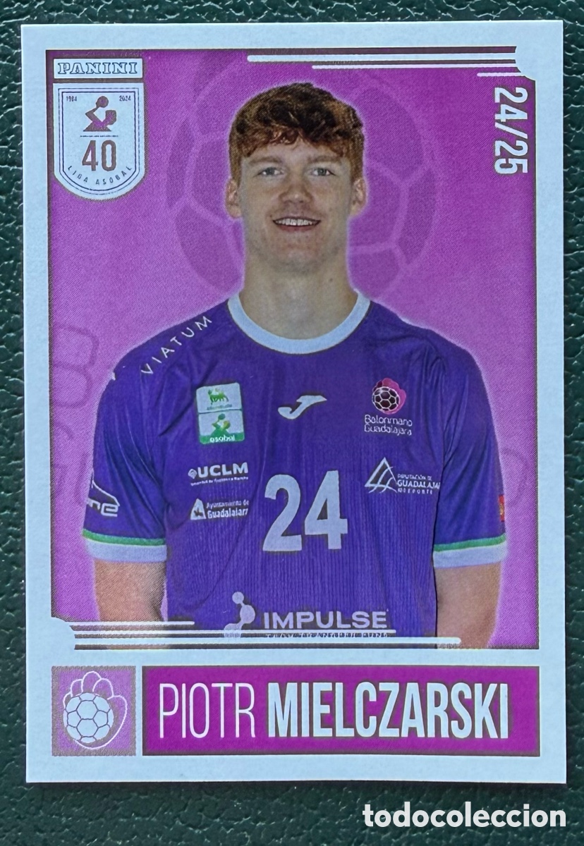 Coleccionismo deportivo: 294 PIOTR MIELCZARSKI IMPULSE BM GUADALAJARA PANINI LIGA PLENITUDE ASOBAL 2024 2025 24 25