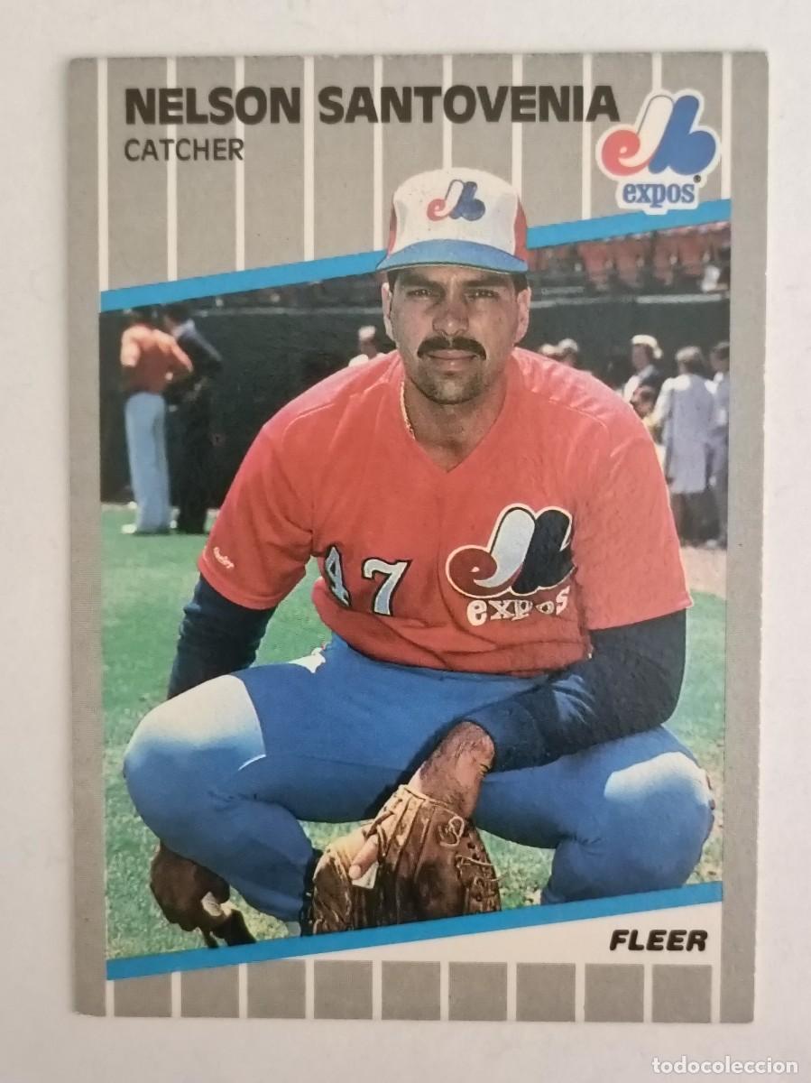 Coleccionismo deportivo: #393 NELSON SANTOVENIA (MONTREAL EXPOS) BEISBOL MLB 89 FLEER