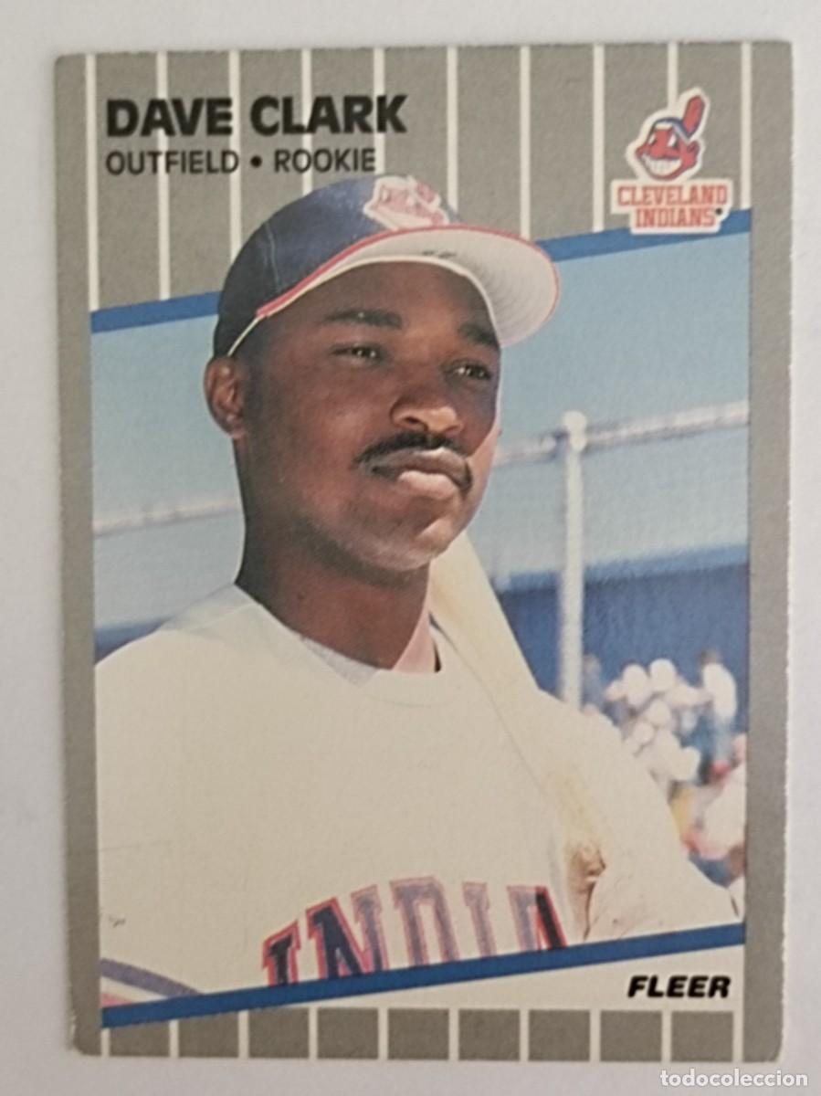 Coleccionismo deportivo: #402 DAVE CLARK (CLEVELAND INDIANS) BEISBOL MLB 89 FLEER