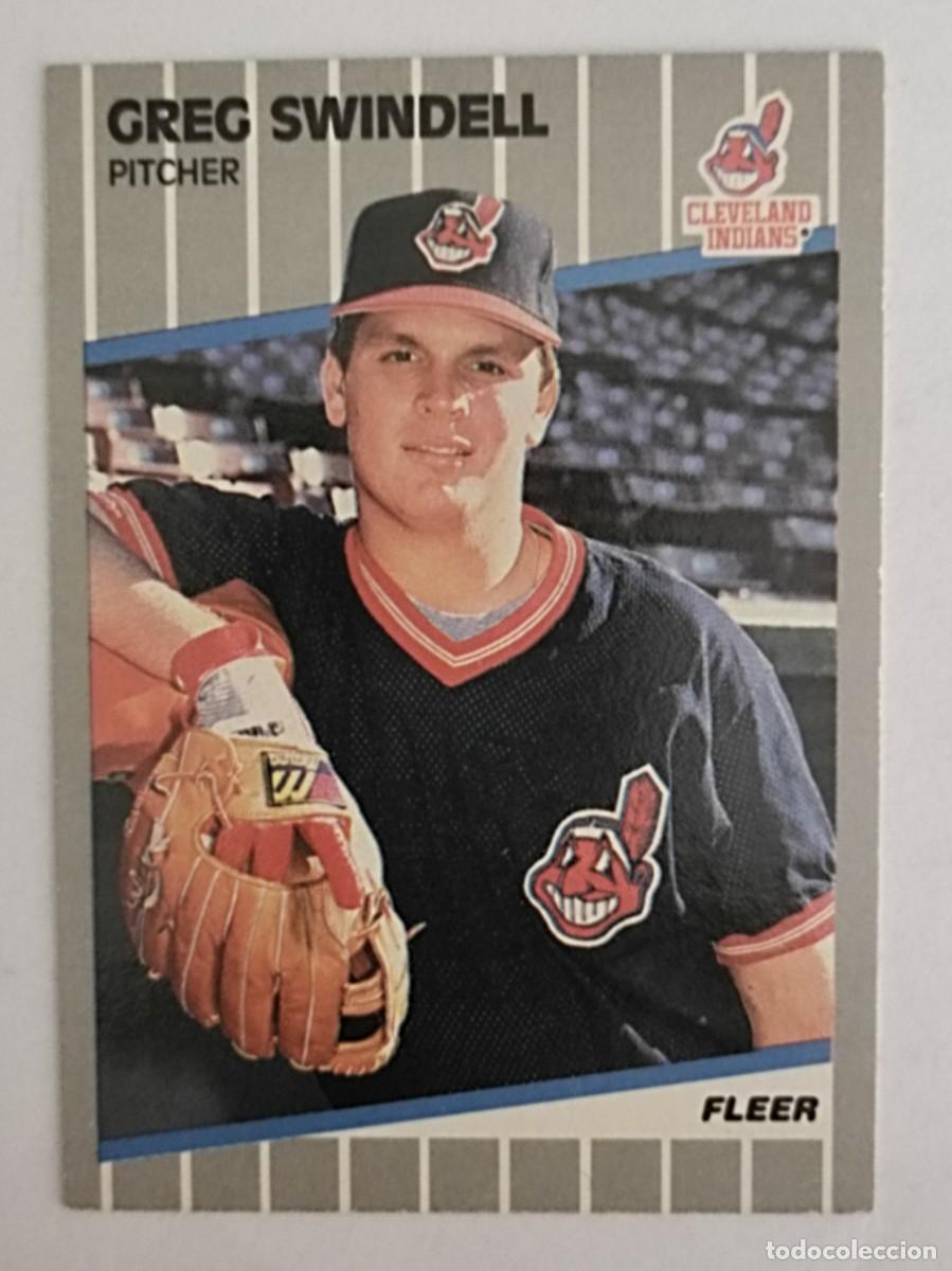 Coleccionismo deportivo: #413 GREG SWINDELL (CLEVELAND INDIANS) BEISBOL MLB 89 FLEER
