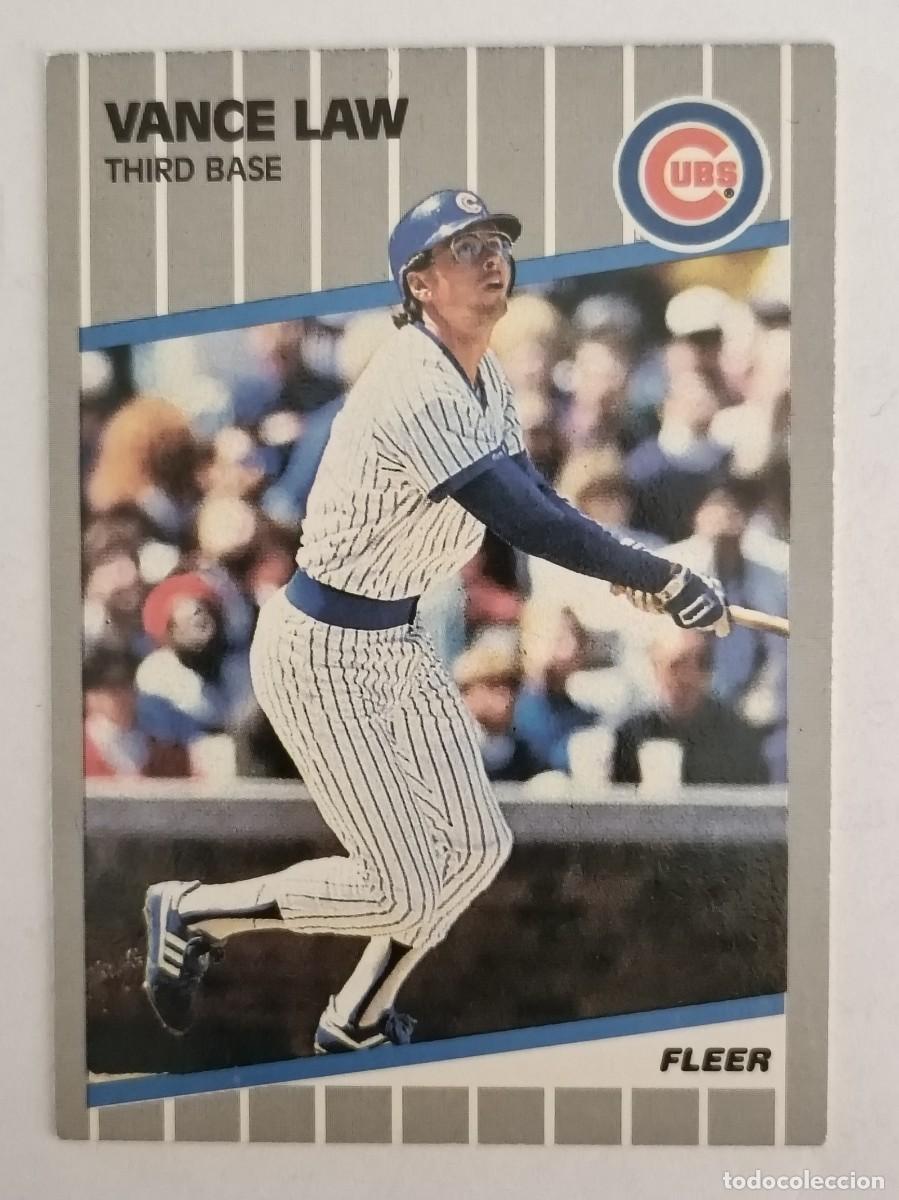 Coleccionismo deportivo: #430 VANCE LAW (CHICAGO CUBS) BEISBOL MLB 89 FLEER