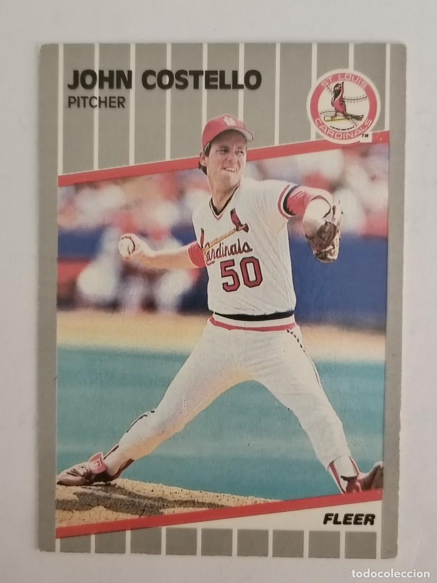 Coleccionismo deportivo: #446 JOHN COSTELLO (ST. LOUIS CARDINALS) BEISBOL MLB 89 FLEER