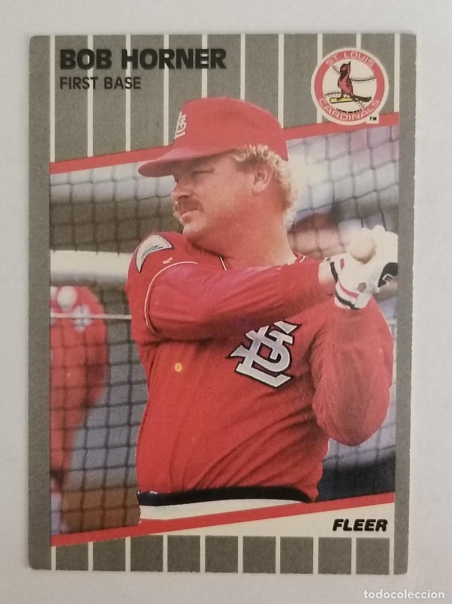 Coleccionismo deportivo: #452 BOB HORNER (ST. LOUIS CARDINALS) BEISBOL MLB 89 FLEER
