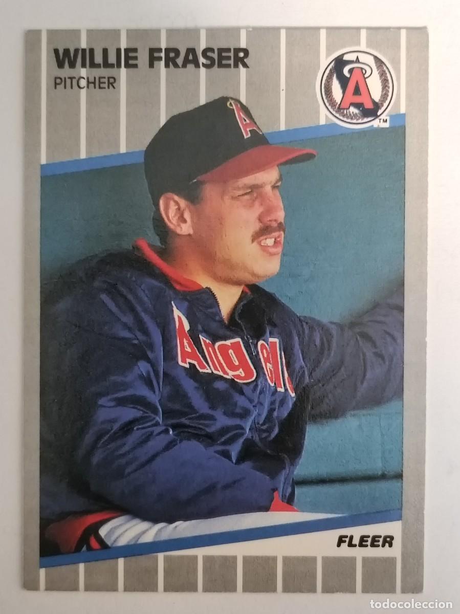 Coleccionismo deportivo: #478 WILLIE FRASER (CALIFORNIA ANGELS) BEISBOL MLB 89 FLEER
