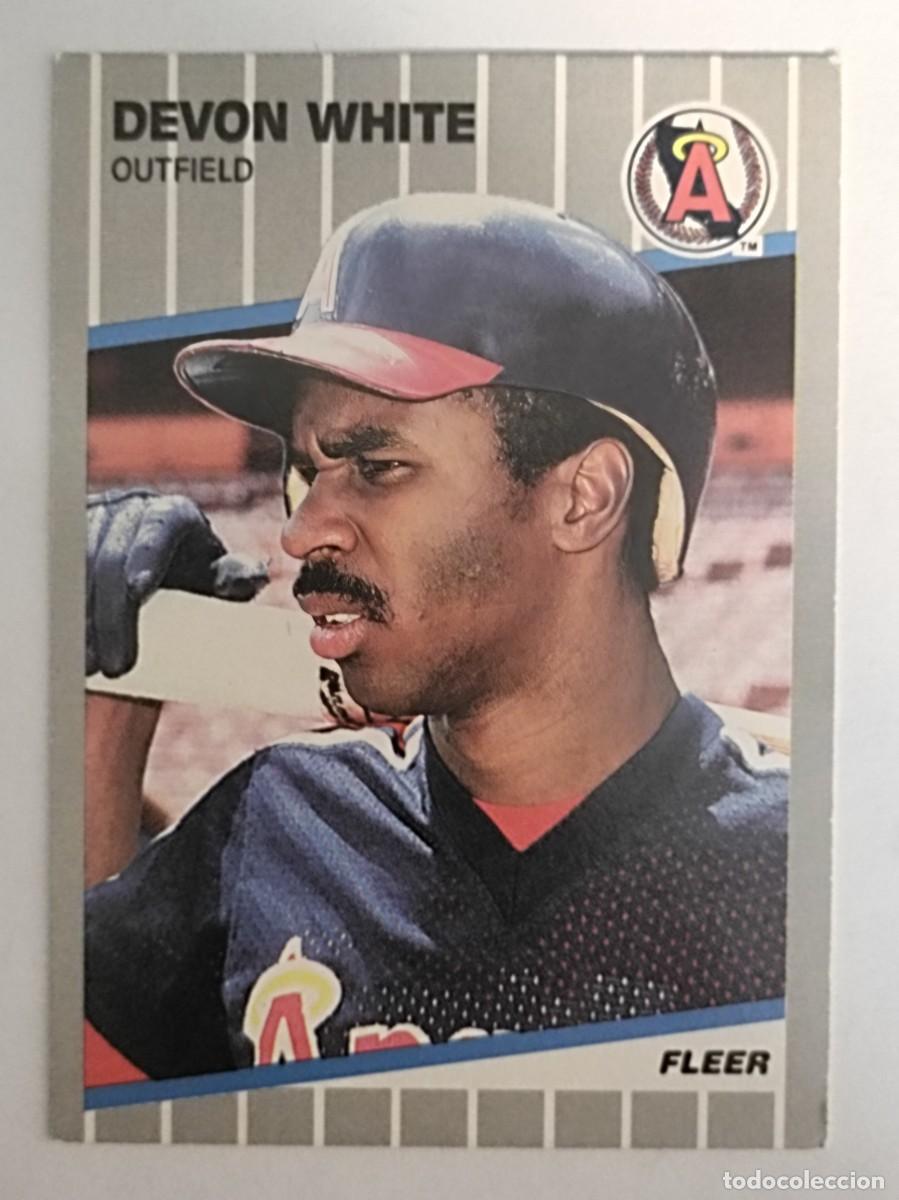 Coleccionismo deportivo: #489 DEVON WHITE (CALIFORNIA ANGELS) BEISBOL MLB 89 FLEER