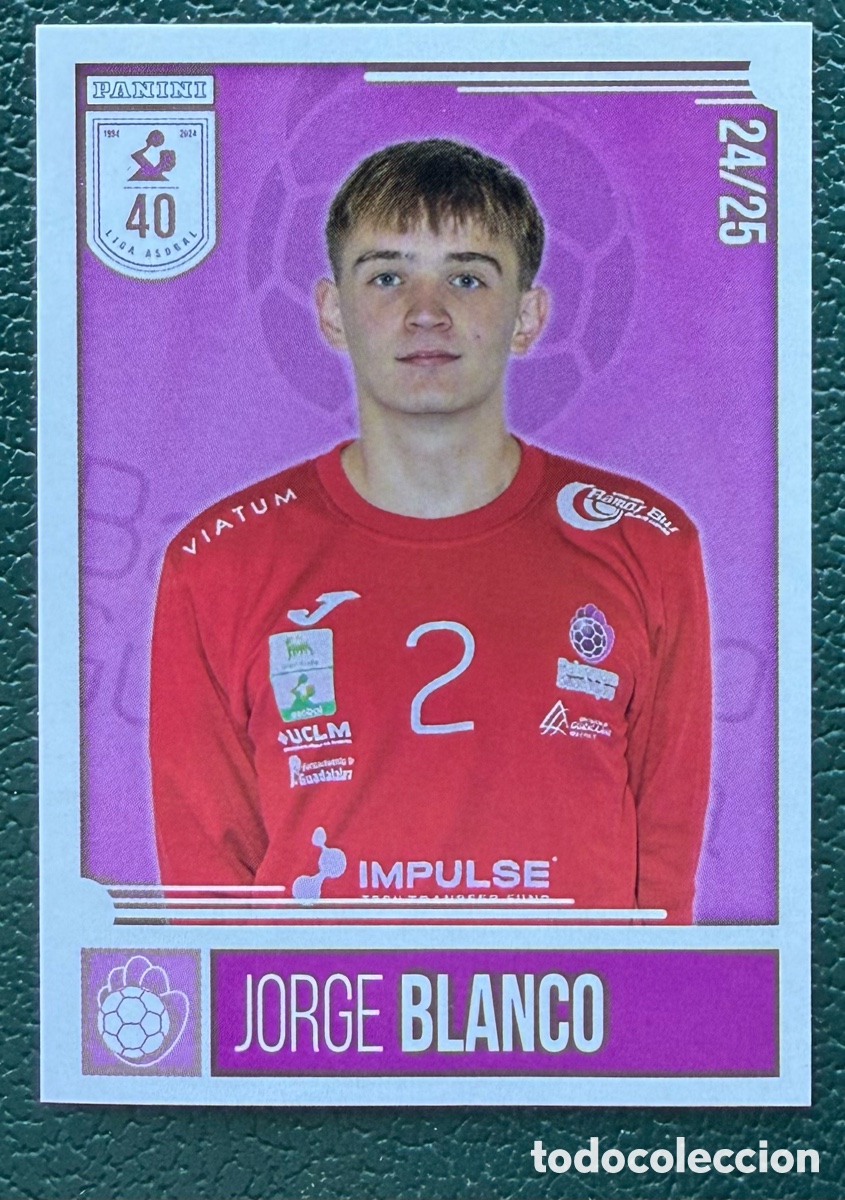 Collezionismo sportivo: 285 JORGE BLANCO IMPULSE BM GUADALAJARA PANINI LIGA PLENITUDE ASOBAL 2024 2025 24 25
