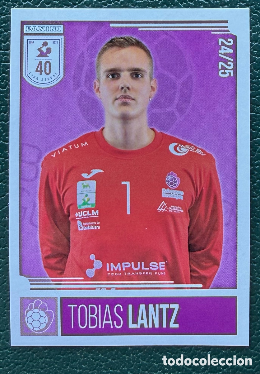 Sports collectibles: 284 TOBIAS LANTZ IMPULSE BM GUADALAJARA PANINI LIGA PLENITUDE ASOBAL 2024 2025 24 25