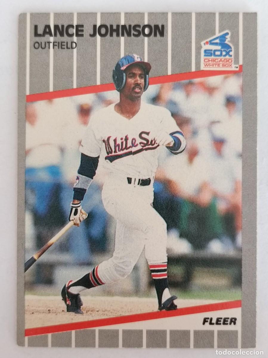 Coleccionismo deportivo: #499 LANCE JOHNSON (CHICAGO WHITE SOX) BEISBOL MLB 89 FLEER